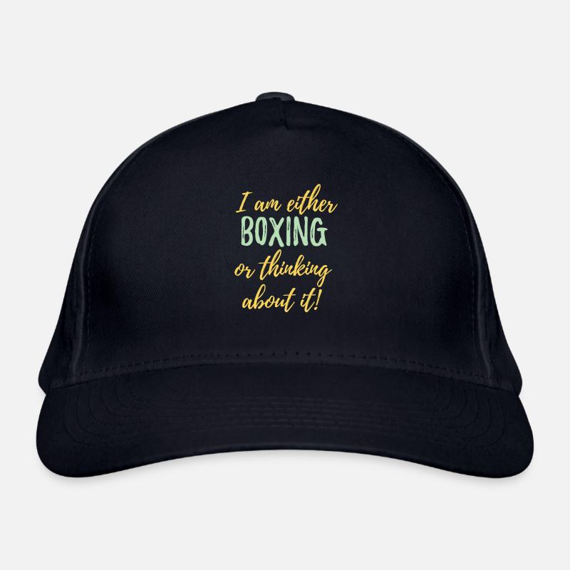 I Am Either Boxing Or Thinking About It Organic Baseball Cap
