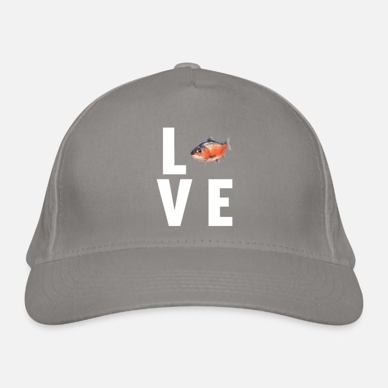 Salmon Salmon Organic Baseball Cap