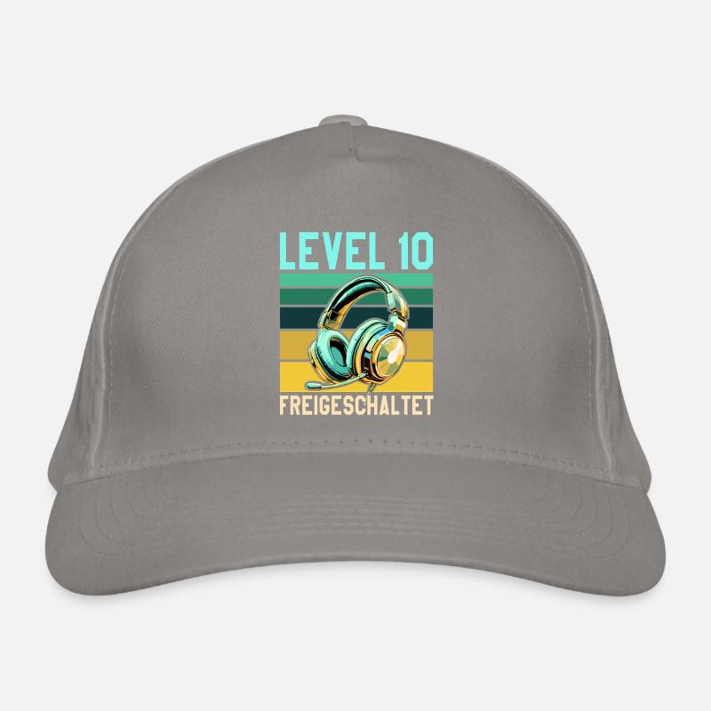 10. Geburtstag Junge Mädchen Legende Level 10 Bio-Baseballkappe