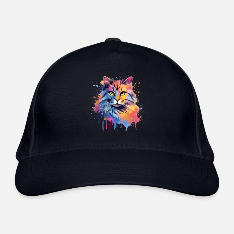 Face de chat à queue courte américaine Casquette classique bio
