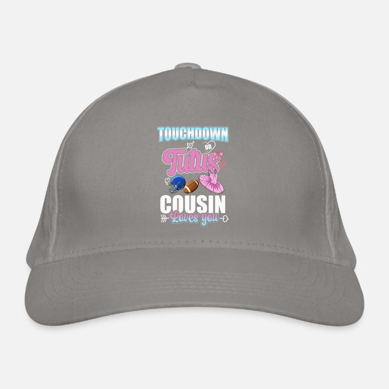 Touchdown or Tutus Cousin Loves You Organic Baseball Cap
