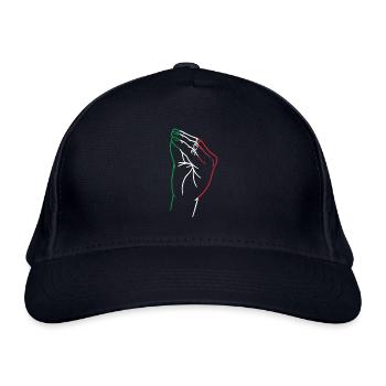 Italy Italian Italian Italian flag - Organic Baseball Cap - navy - Front