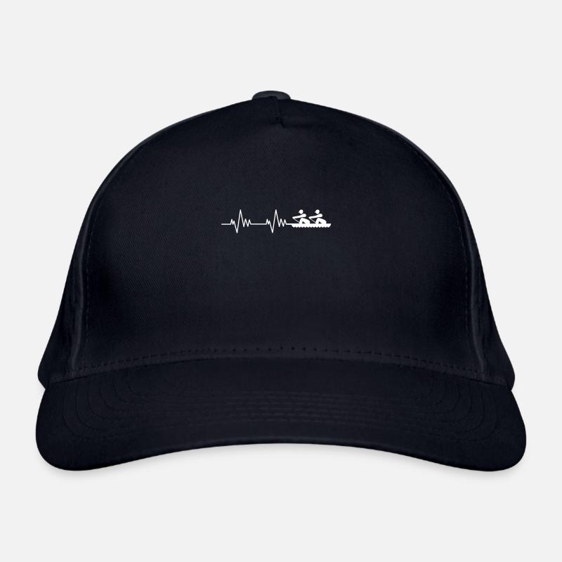 Aviron Heartbeat Rower Bateau à rames Casquette classique bio