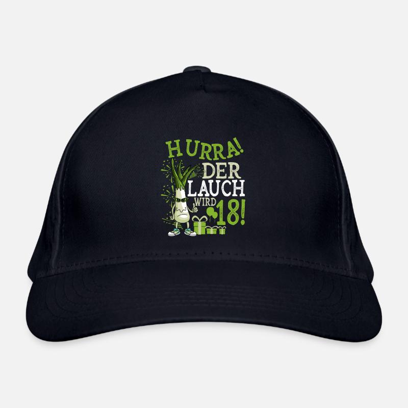 Hurra! Der Lauch Wird 18! Volljährig Endlich Bio-Baseballkappe