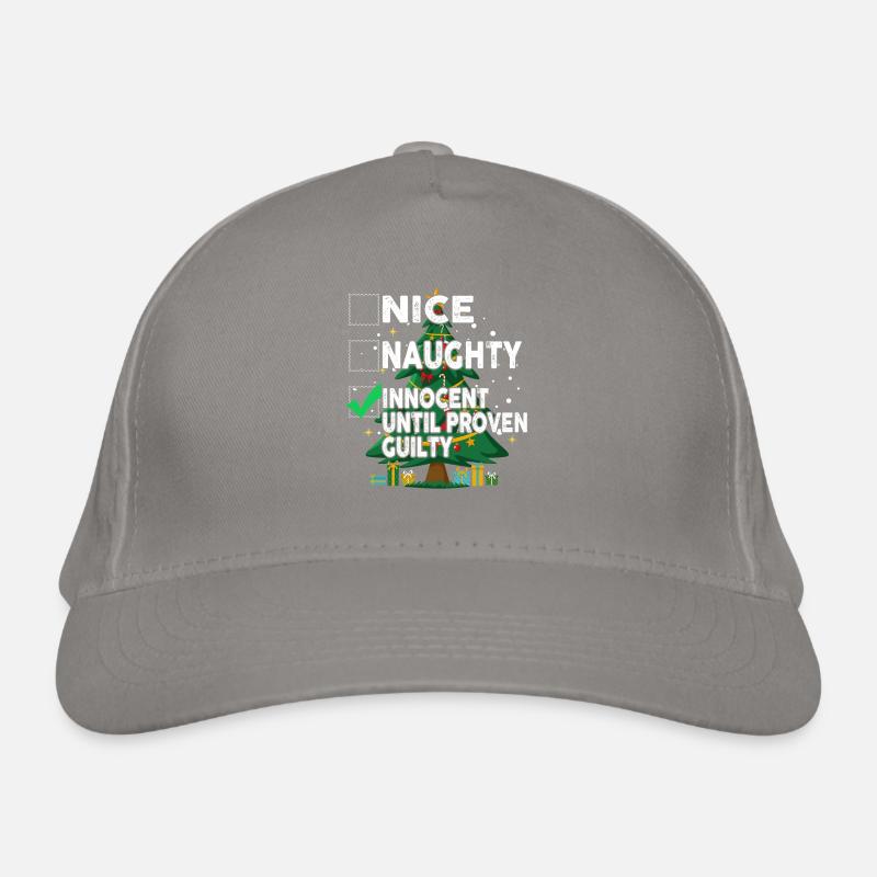 Nice Naughty Innocent Until Proven Guilty Organic Baseball Cap