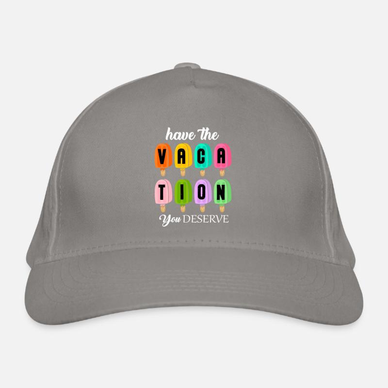 Passez les vacances que vous méritez Casquette classique bio