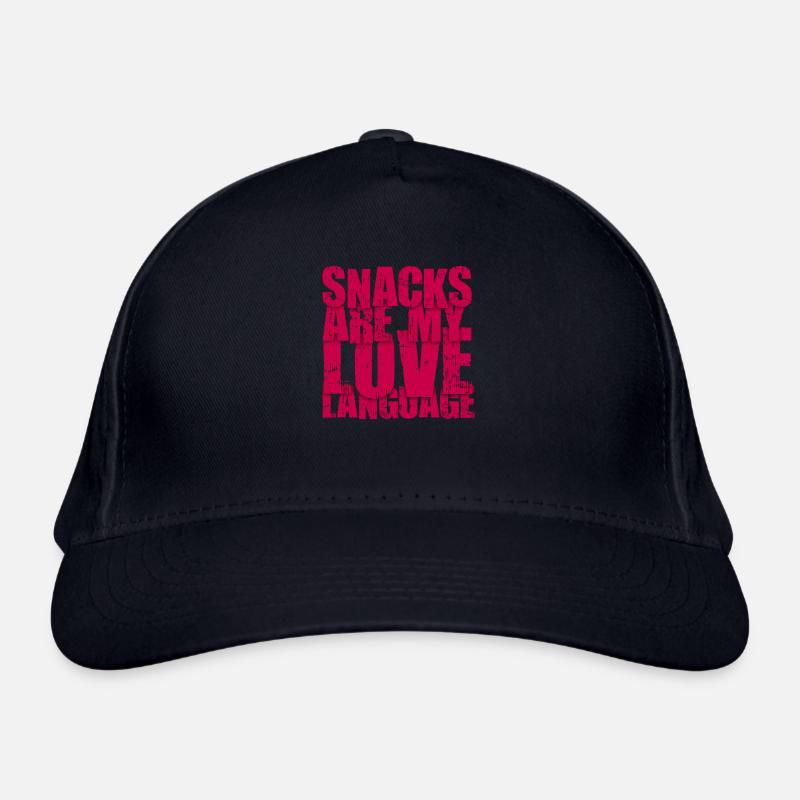 Les collations sont mon langage d’amour Casquette classique bio