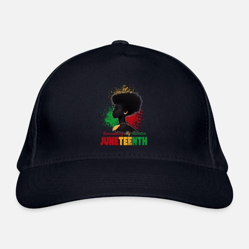 Juneteenth 1865 Remembering My Ancestors Organic Baseball Cap