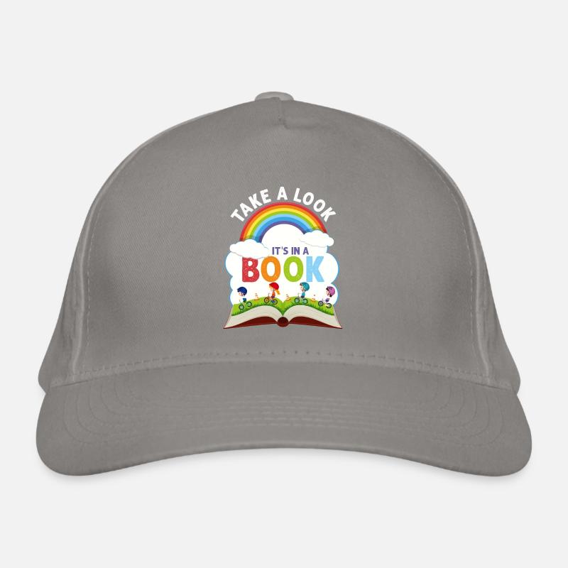 Jetez un coup d’œil C’est dans un rat de bibliothèque de lecture de livre Casquette classique bio