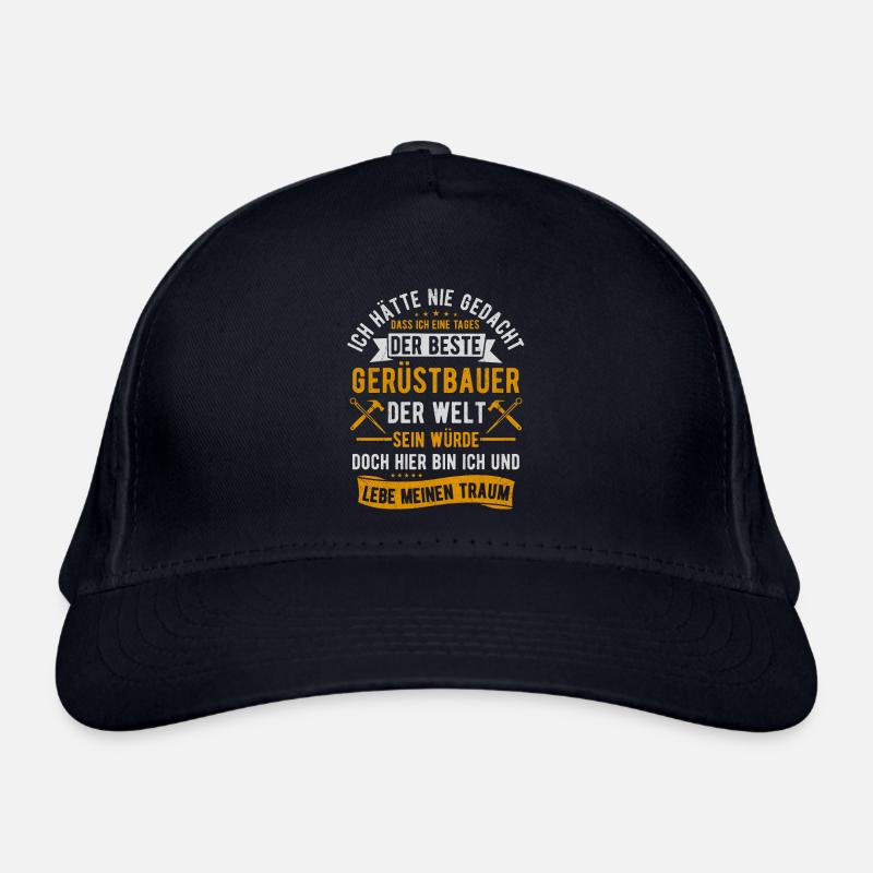 Gerüstbauer Spruch Baustelle Gerüstbau Geschenk Bio-Baseballkappe