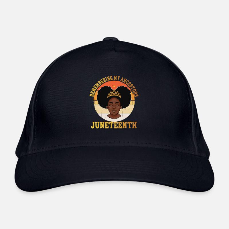 Juneteenth 1865 Remembering My Ancestors Organic Baseball Cap
