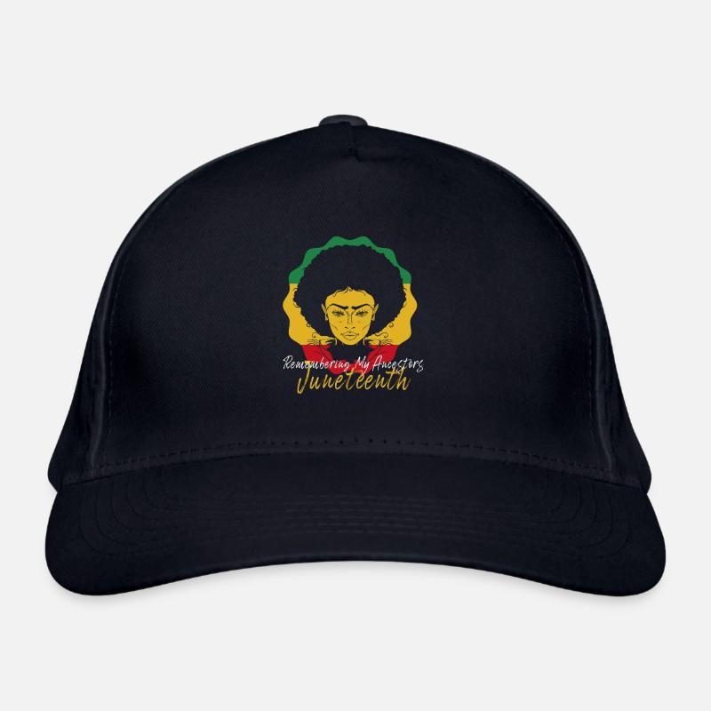 Juneteenth 1865 Remembering My Ancestors Organic Baseball Cap