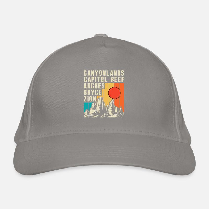 Explore Utah National Parks Mountains Organic Baseball Cap