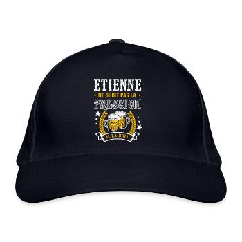 Etienne bière Etienne cadeau etienne fêtes - Casquette classique bio - marine - Devant