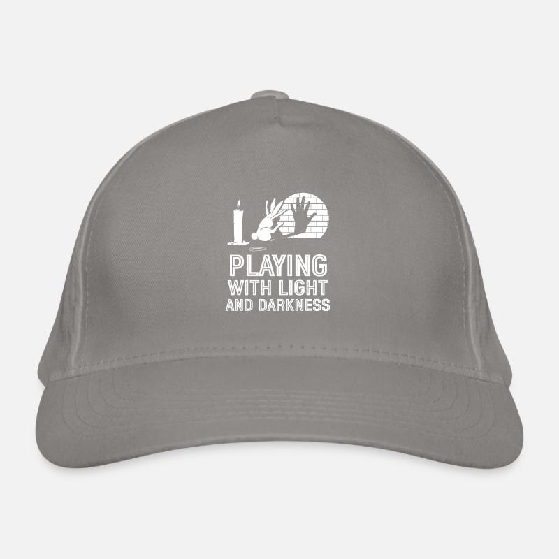 Playing With Light And Darkness Shadow Organic Baseball Cap