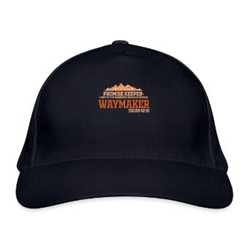 Wegweiser, Versprechenshüter, Wundertäter - Bio-Baseballkappe - Navy - Vorne