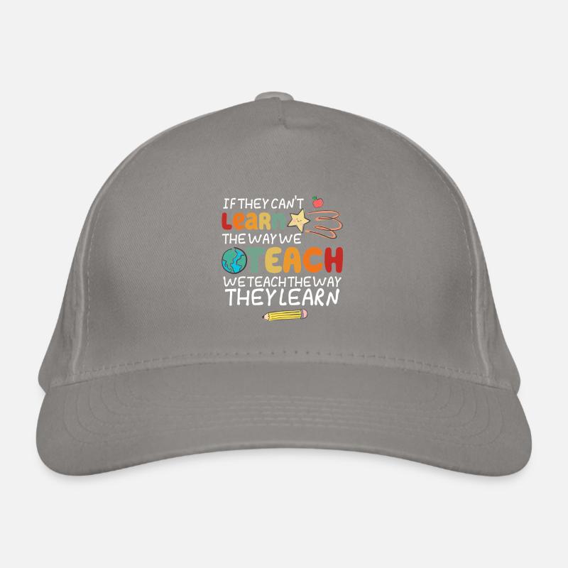 Autism Awareness SPED Teacher Learn Organic Baseball Cap