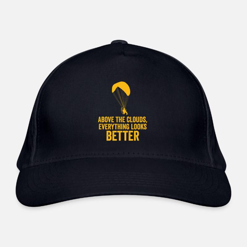 Above The Clouds Paramotor Enthusiast Organic Baseball Cap