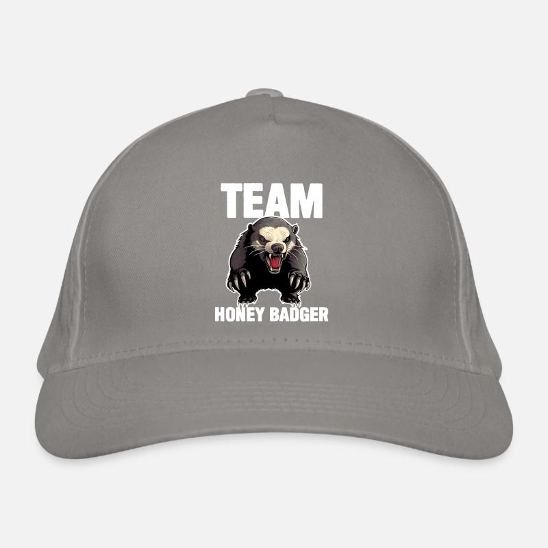 Team Honigdachs Bio-Baseballkappe