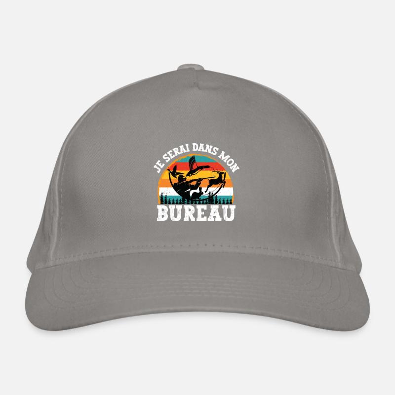 je serai dans mon bureau Casquette classique bio