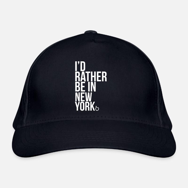 New York - Casquette classique bio - marine