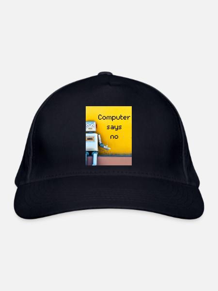 Computer says no - Bio-Baseballkappe - Navy
