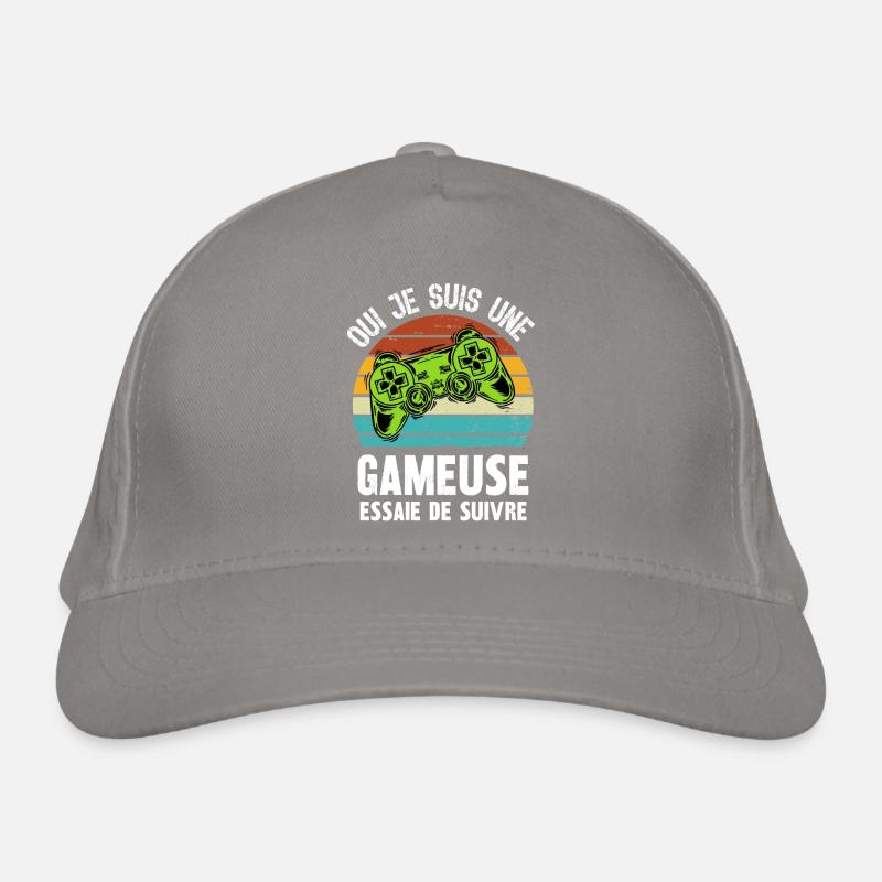 je suis une gameuse Casquette classique bio