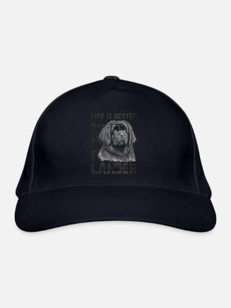 Neufundländer - Bio-Baseballkappe - Navy
