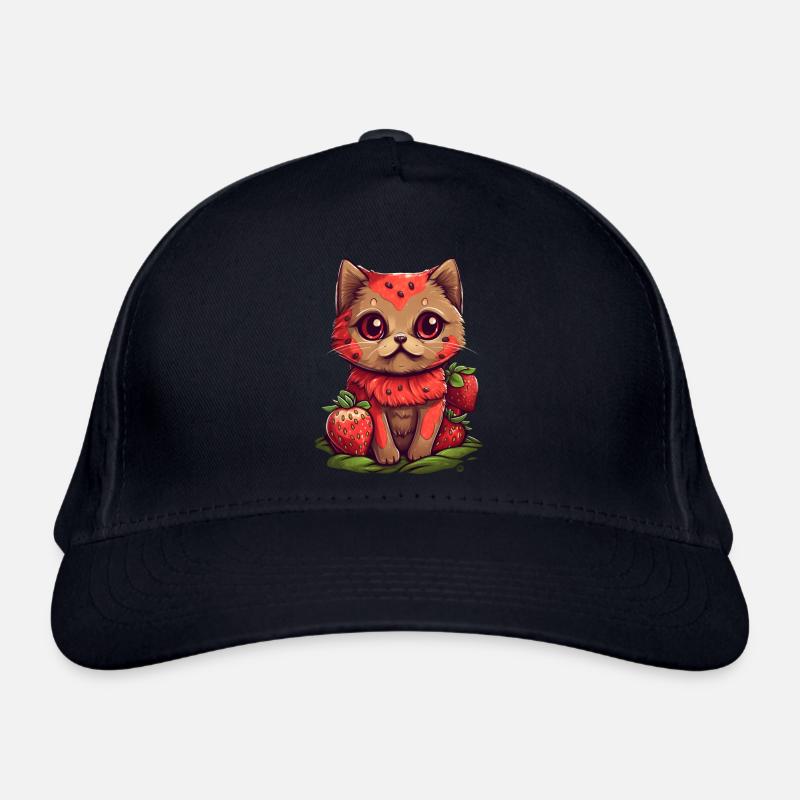 Ragamuffin Erdbeere Geschenkidee Bio-Baseballkappe