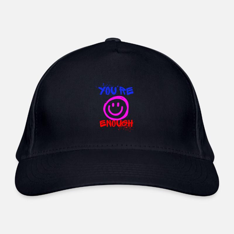 Du bist genug! - Bio-Baseballkappe - Navy