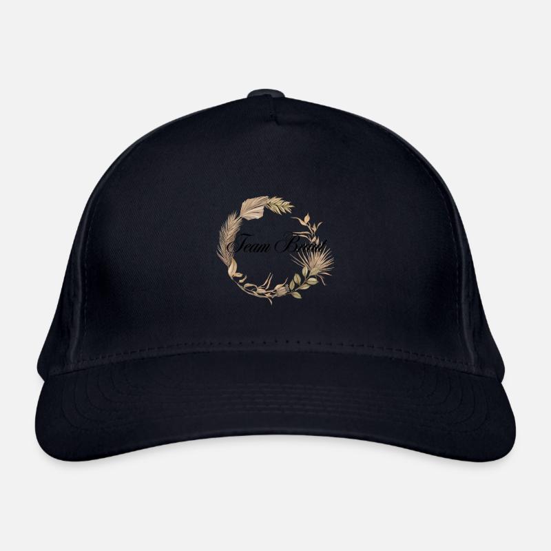 Team Braut Boho Kranz Bio-Baseballkappe