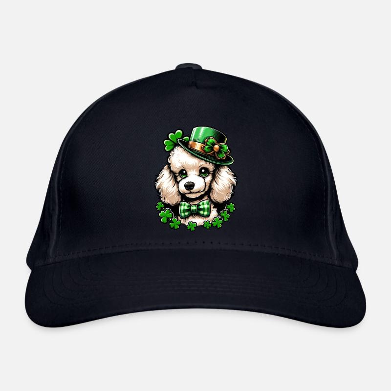 Sweet St. Patrick’s Day mignon caniche comique Casquette classique bio