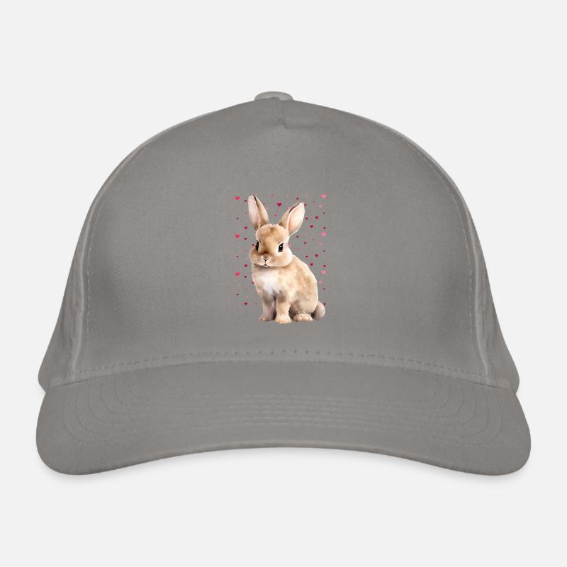 Cute Bunny Organic Baseball Cap