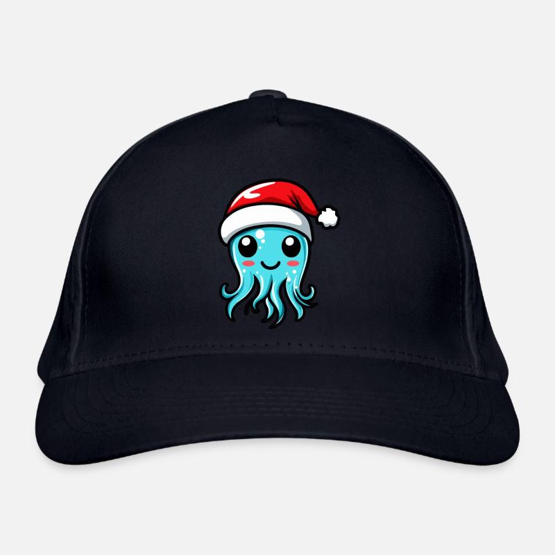 Méduse Noël mignon Casquette classique bio