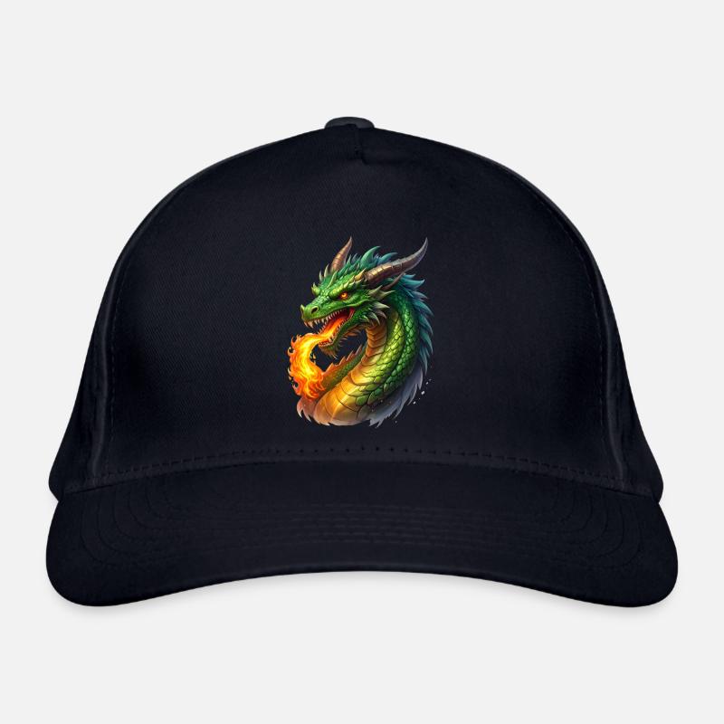 Dragon cracheur de feu Casquette classique bio