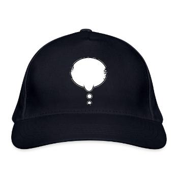 Denkblase used look - Bio-Baseballkappe - Navy - Vorne