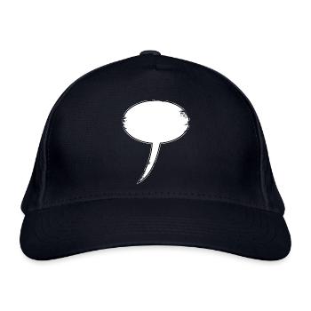 Sprechblasen-Skizze Outline - Bio-Baseballkappe - Navy - Vorne