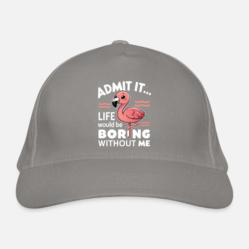 Flamingo Animal Pink Organic Baseball Cap