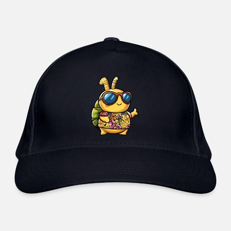 Snail Funny Summer Organic Baseball Cap