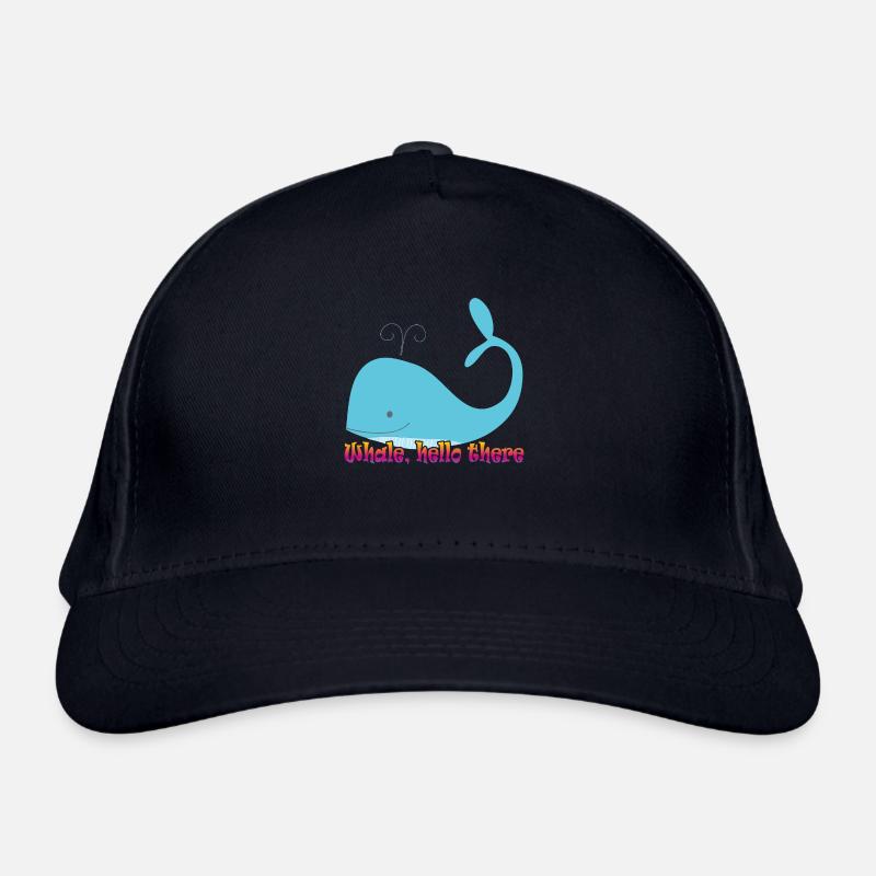 whale hello there - wal Organic Baseball Cap