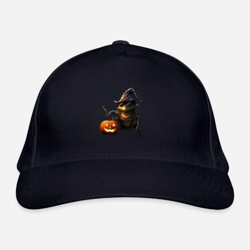 Crapaud sorcier d’Halloween Casquette classique bio