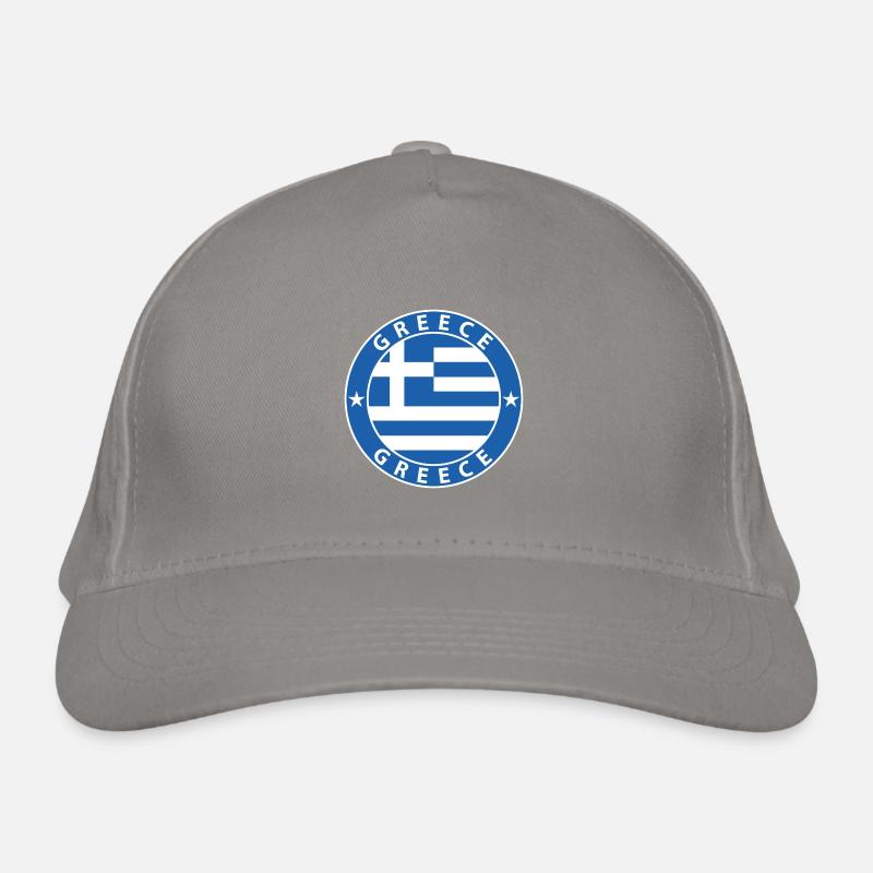 Greece Organic Baseball Cap