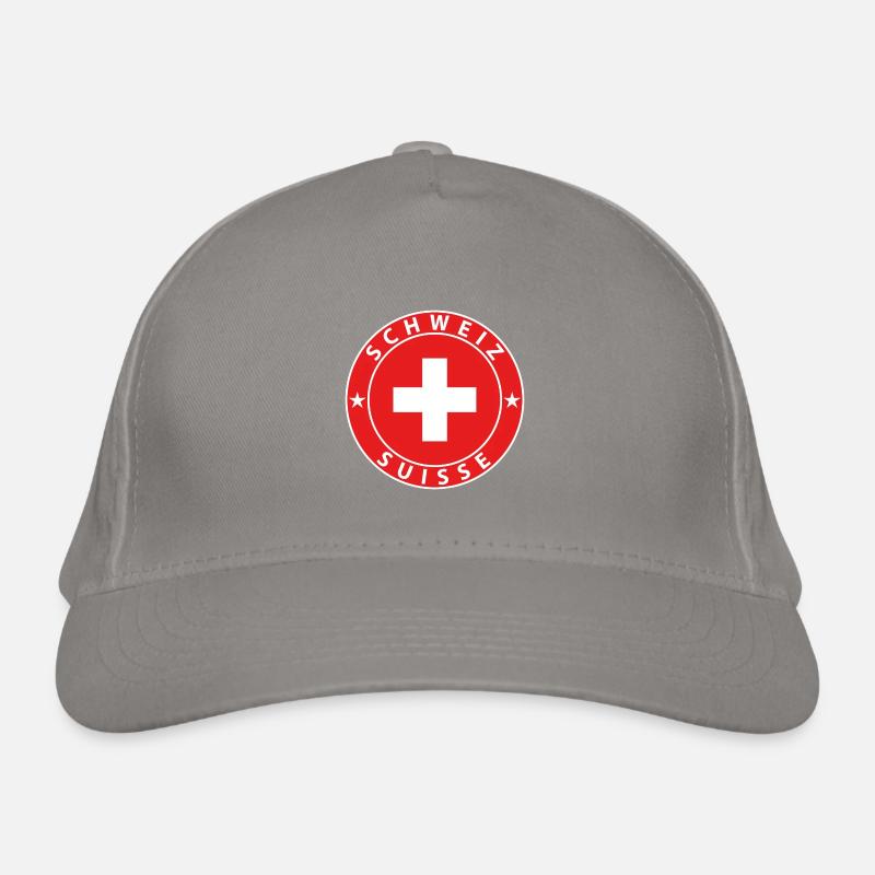Schweiz Bio-Baseballkappe