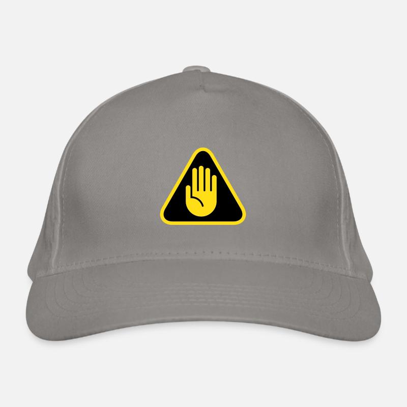 Stop Symbol Bio-Baseballkappe