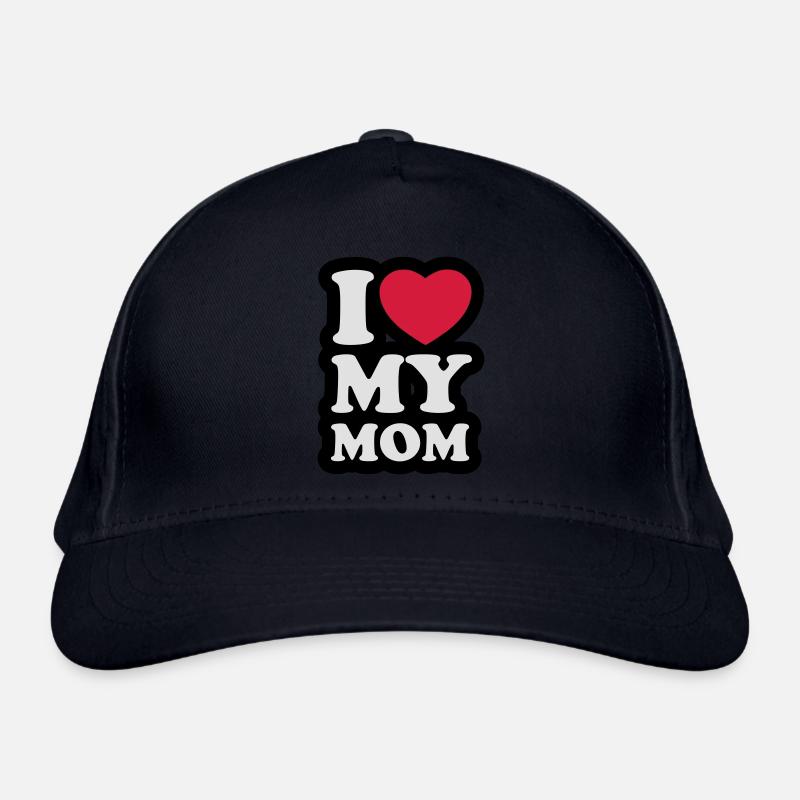 I love my mom Organic Baseball Cap