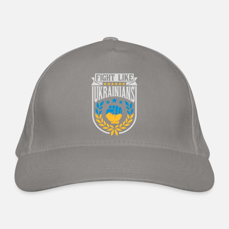 fight like ukrainians Zitat Bio-Baseballkappe