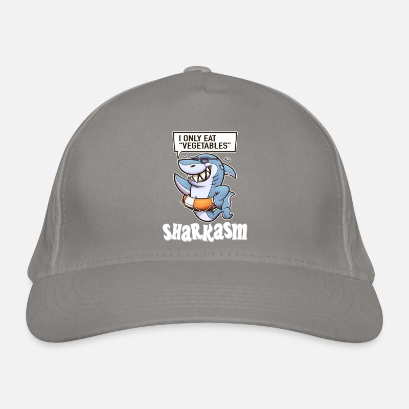 Sarcasme Requin Jeu de mots Sharkasm Drôle Casquette classique bio
