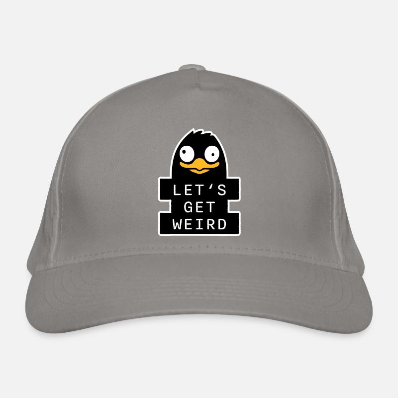 Let's Get Weird Penguin Weird Bird Crazy Organic Baseball Cap