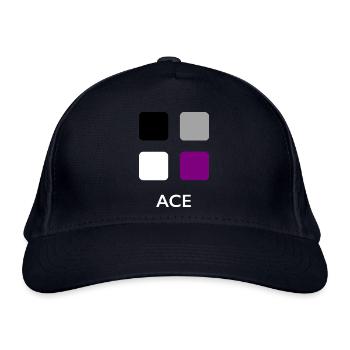 asexuelle Bäckerei - Bio-Baseballkappe - Navy - Vorne