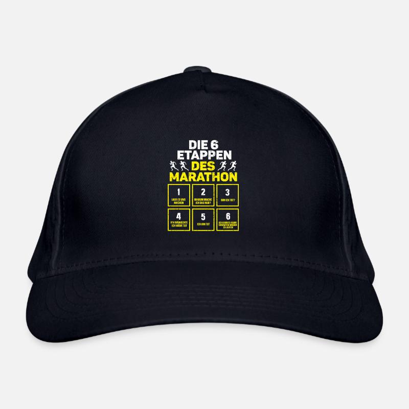 Etappen des Marathon Bio-Baseballkappe